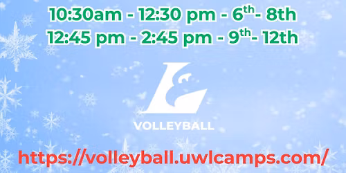 UWL December Volleyball Camp