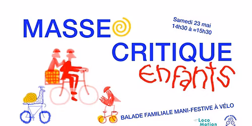 Masse critique Enfants | 23 mai