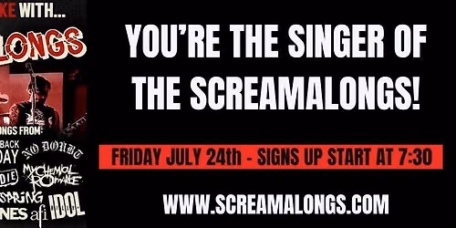The Screamalongs Live Band Karaoke
