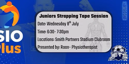 Strapping Tape Session- Presented by My Local Physio Plus