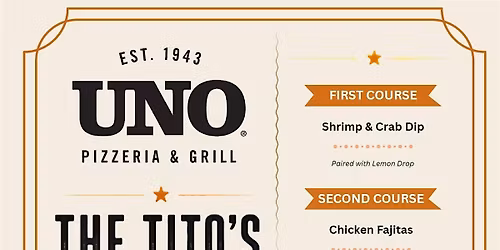 Tito's Dinner Pairing