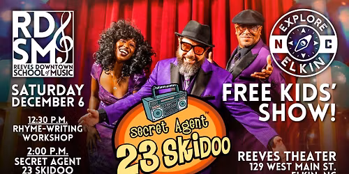 Secret Agent 23 Skidoo - FREE Kids' Concert
