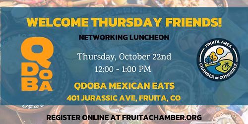 Welcome Thursday Friends (WTF) Networking Luncheon