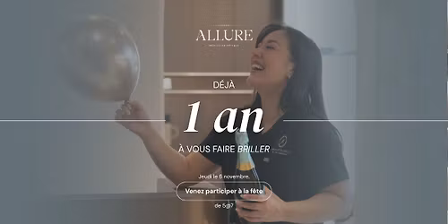 \u00c9v\u00e8nement Anniversaire - Clinique Allure
