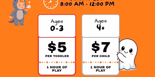 Toddler Time Halloween Party at We Rock The Spectrum Sioux Falls