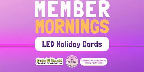 Member Mornings: LED Holiday Cards