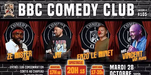 \ud83c\udf99\ufe0f BBC COMEDY CLUB \ud83d\ude02 Soir\u00e9e stand-up\ud83c\udf99\ufe0f#105