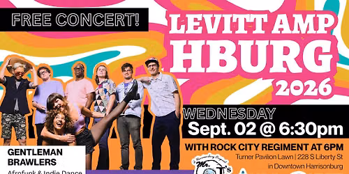FREE CONCERT Gentleman Brawlers - Levitt AMP Harrisonburg Music Series