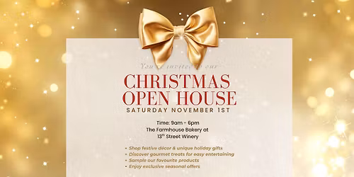 Christmas Open House at the Farmhouse Bakery