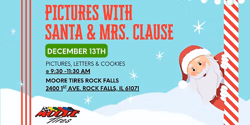 Pictures with Santa & Mrs. Clause