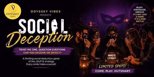 Friday Social Deception Games Eve