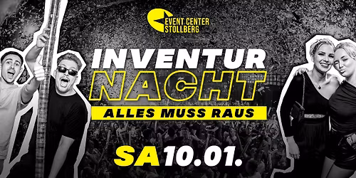 Inventurnacht - Alles muss raus! - 3 Floors - 10.01.