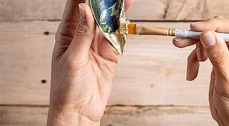 Oyster Shell \/ Seashell Decoupage Workshop