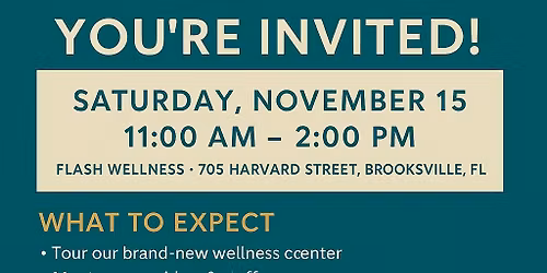 Flash Wellness Open House