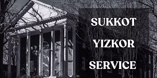 Sukkot Yizkor Service