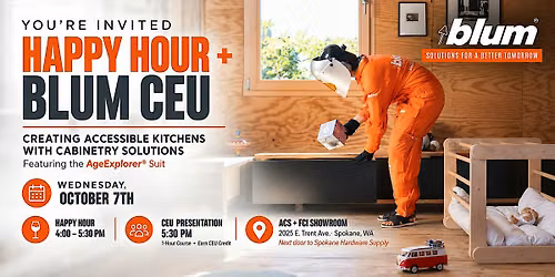 Happy Hour + Blum CEU: Creating Accessible Kitchens