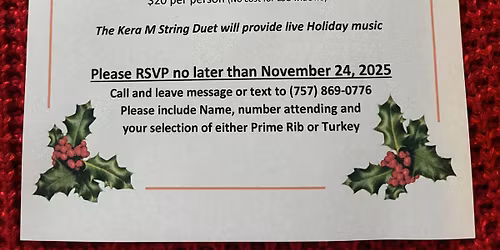 Lynchburg Shrine Club (2025 Annual Christmas Dinner)