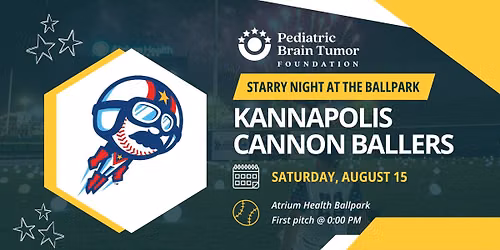 Starry Night at the Ballpark with the Kannapolis Cannon Ballers