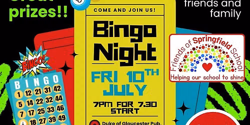 Friends of Springfield Bingo Night
