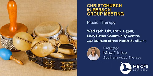 Christchurch In Person Group Meeting for those affected by ME\/CFS and Long Covid
