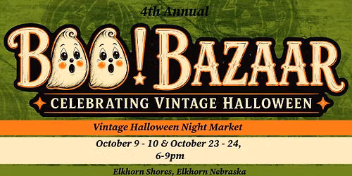 4th Annual Boo Bazaar \/ Vintage Halloween Night Market