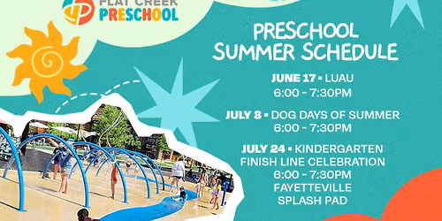 Preschool Summer \u2013 Kindergarten Finish Line Celebration
