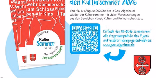 Kultursommer 2026 in Gau-Algesheim
