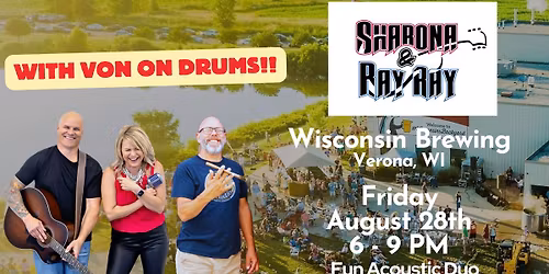 Sharona & Ray Ray & Von @ Wisconsin\/Lake Louie Brewing, Verona, WI 