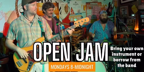 NEW Monday Night Open Jam at Sandbar with the Tasty Treats