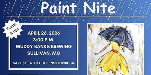 04\/26\/2026 Paint Nite at Muddy Banks Brewing in Sullivan, MO