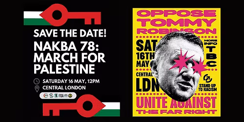Nakba Day - Unite Against the Far Right - Transport from Portsmouth