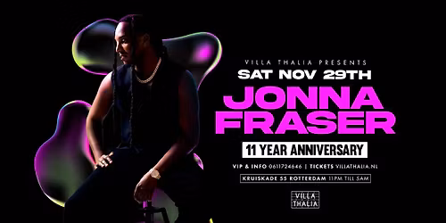 JONNA FRASER (LIVE) @ 11 year anniversary