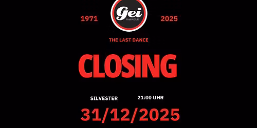 GEI Closing - Der letzte Tanz zu Silvester