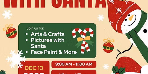 Breakfast with Santa at Midway Village