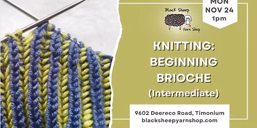 Beginning Brioche Knitting