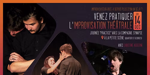 Stage - Pratique l'improvisation th\u00e9\u00e2trale avec Christine Agositini