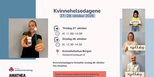 Kvinnehelsedagene 27.\u201328. oktober