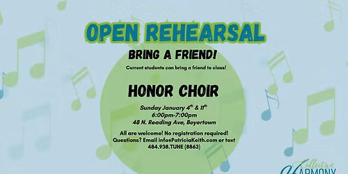 Open Rehearsal: Honor Choir