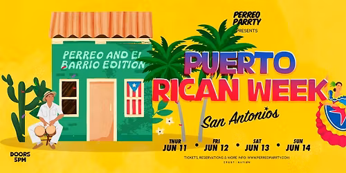 Puerto Rican Week Reggaeton on Houston - Latin & Reggaeton Party NYC