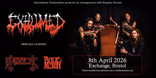 Exhumed \/\/ Gruesome \/\/ Bolt Action @ Exchange, Bristol.