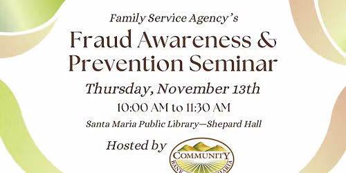 Fraud Awareness & Prevention Seminar