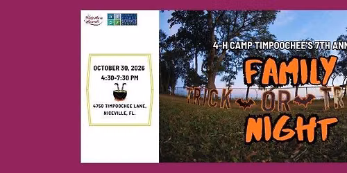 4-H Camp Timpoochee's 7th Annual Family Trick or Treat Night