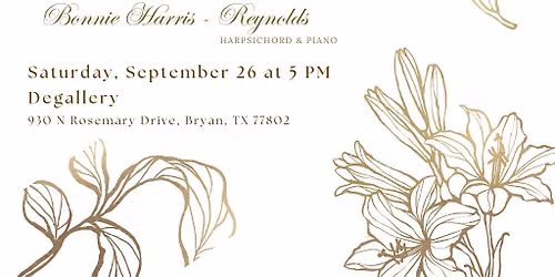 Autumn Chamber Recital with Natalie Burns and Bonnie Harris Reynolds
