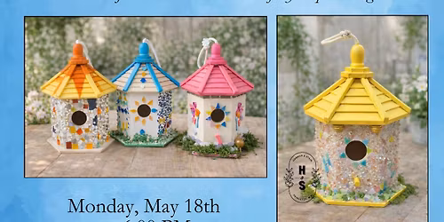 Mosaic Meadows: A Birdhouse Experience 