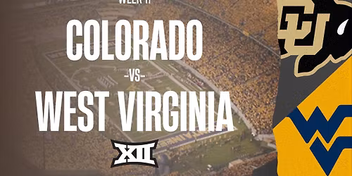 Boston Forever Buffs Football Watch Party: Colorado vs West Virginia