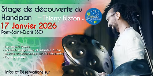 COMPLET - Stage Initiation au Handpan | Pont-Saint-Esprit (30)
