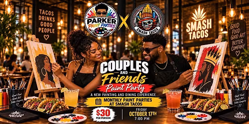 Couples and Friends Paint Parties