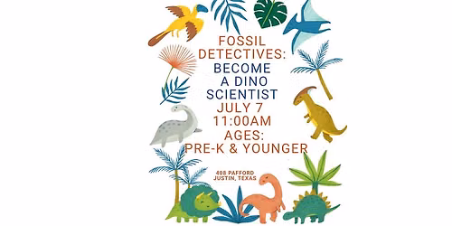 Fossil Detectives: Pre-K & younger