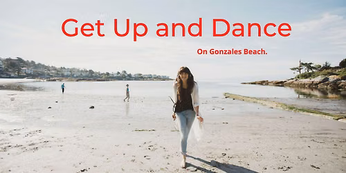GET UP + DANCE on Gonzales Beach with provided silent dance headphones