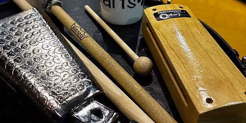 Drum Circle at Cranleigh Arts - March